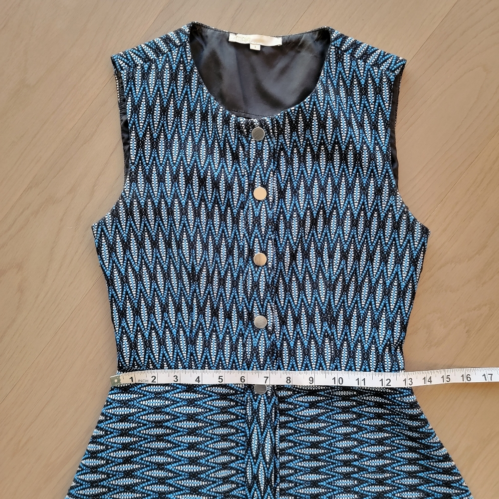 ๐ HOST PICK Maje blue jacquard dress Size 1 - Picture 12 of 13